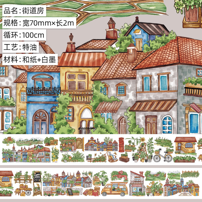 Landscaping Character Sticker - Special Oil & Paper Tape DIY - 2m - ViktaShop