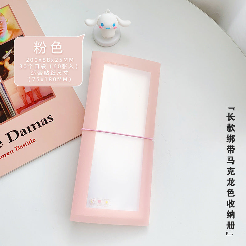 Macaron Series Korean Goo Card Stickers - Hand Account, 60 Pcs - ViktaShop