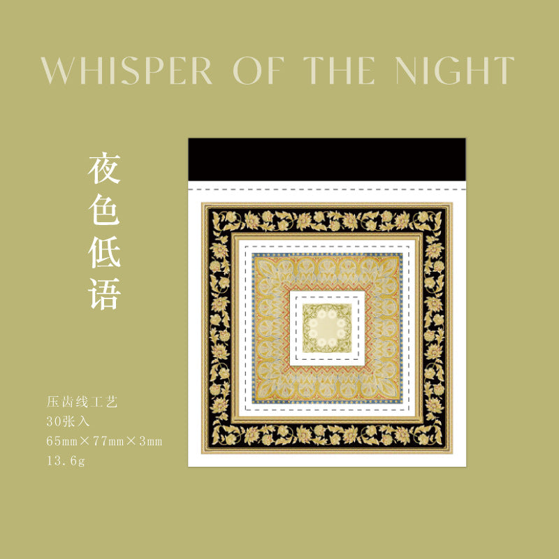 Hollow Notepad - Flower Story Series, 6 Options - ViktaShop