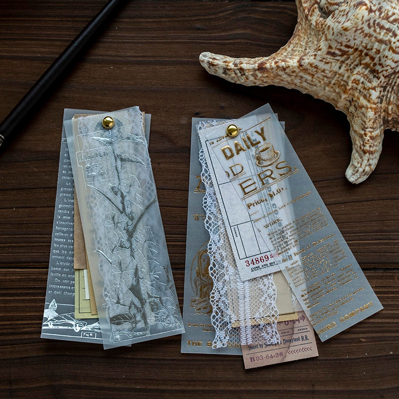 Starry Sky Gilded Sulfuric Acid Paper - Music Tickets & Letters, 8 Options - ViktaShop