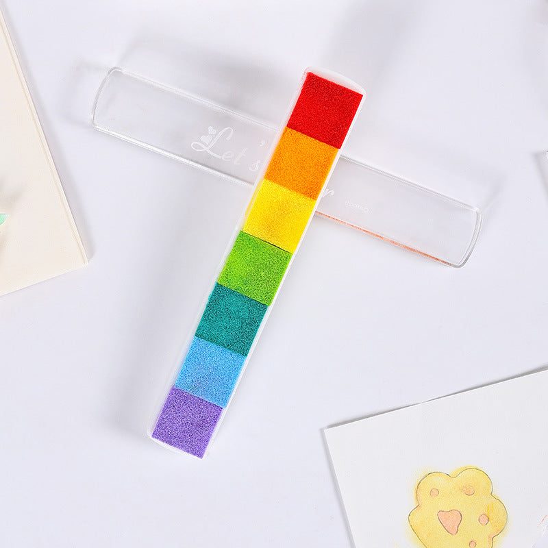 DIY Children's Long Gradient Stamp Inkpad - ViktaShop