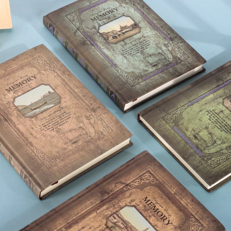 Vintage Oil Painting A5 Notebook - Thickened Hard Cover, 4 Options - ViktaShop