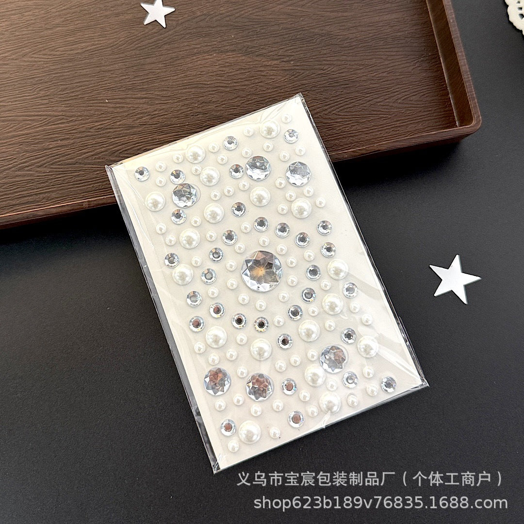 Love Star Rhinestone Stickers – 3D Heart & Bow, Girl Face Decoration - ViktaShop