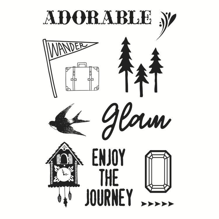 Transparent Silicone Creative Stamp – PVC DIY Seal for Journals & Crafts - ViktaShop