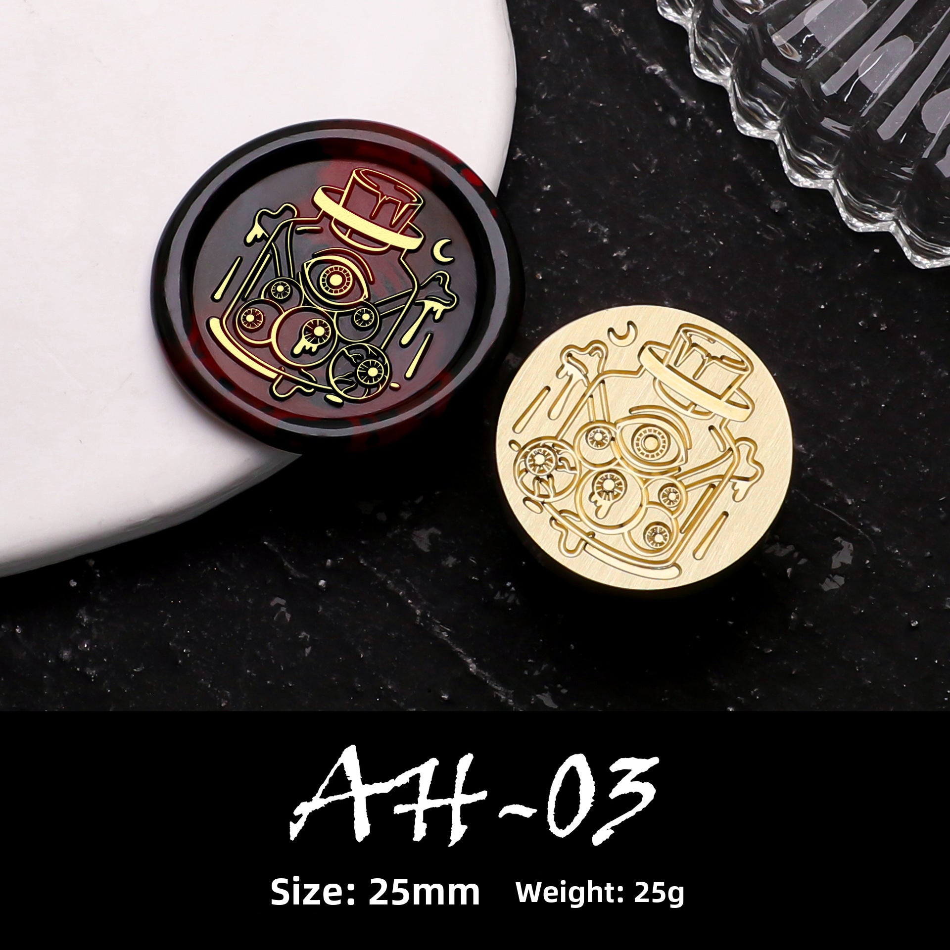 European Color Dark Series Fire Paint Wax Seal Collection - ViktaShop