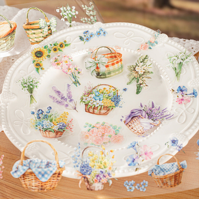 Flower Picking PET Tape – Flower Basket Series, 2m - ViktaShop