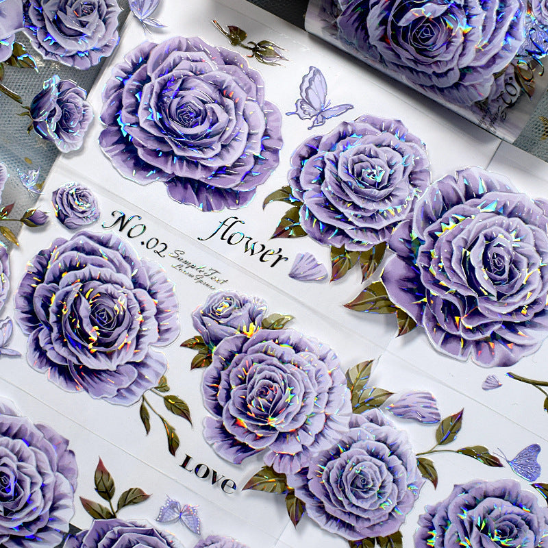 Flower Decoration – Creative Handmade Rose PET Tape - 2m - ViktaShop