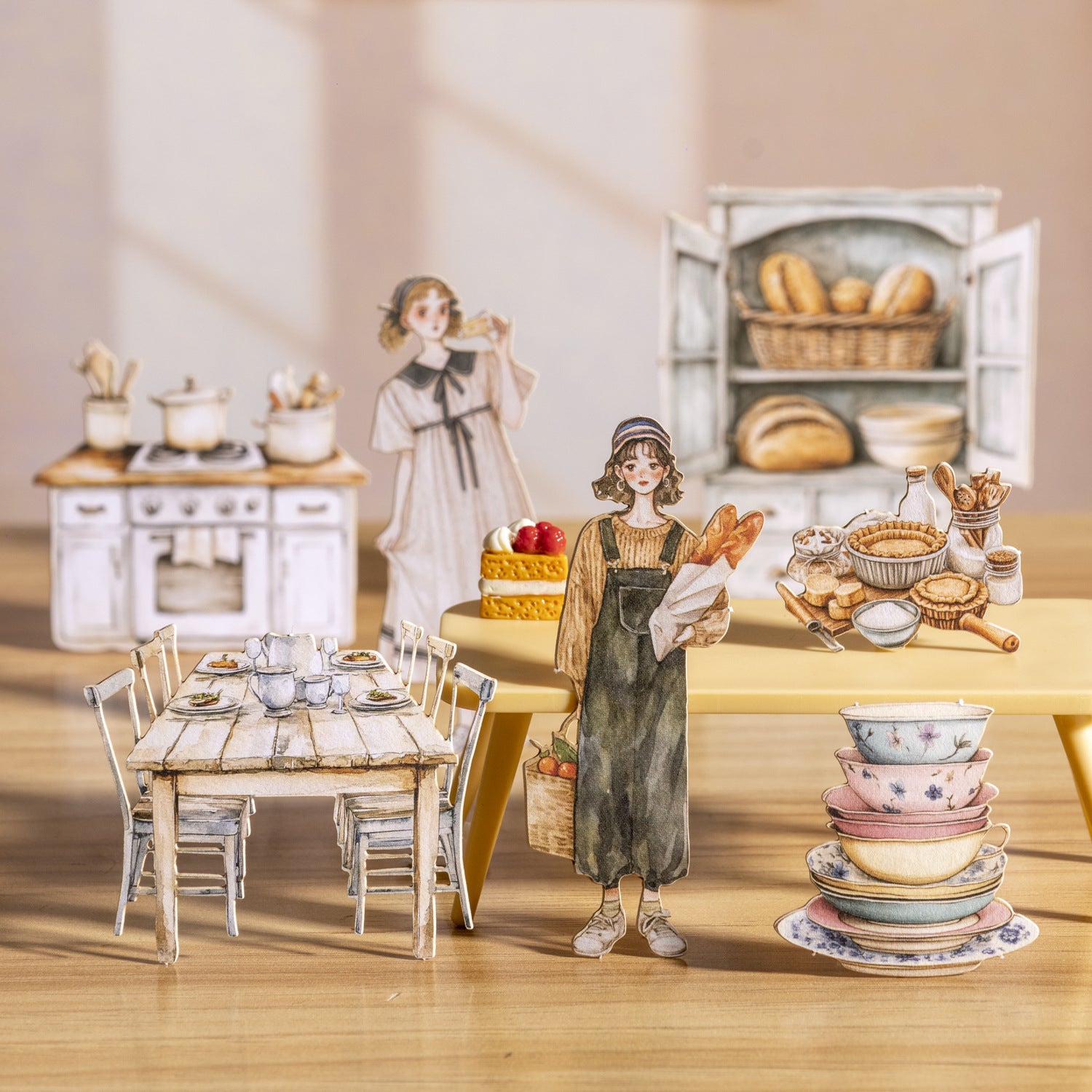 Annie’s Small Home Sticker Pack – Furniture & Landscape Hard Cards, 6 Options - ViktaShop