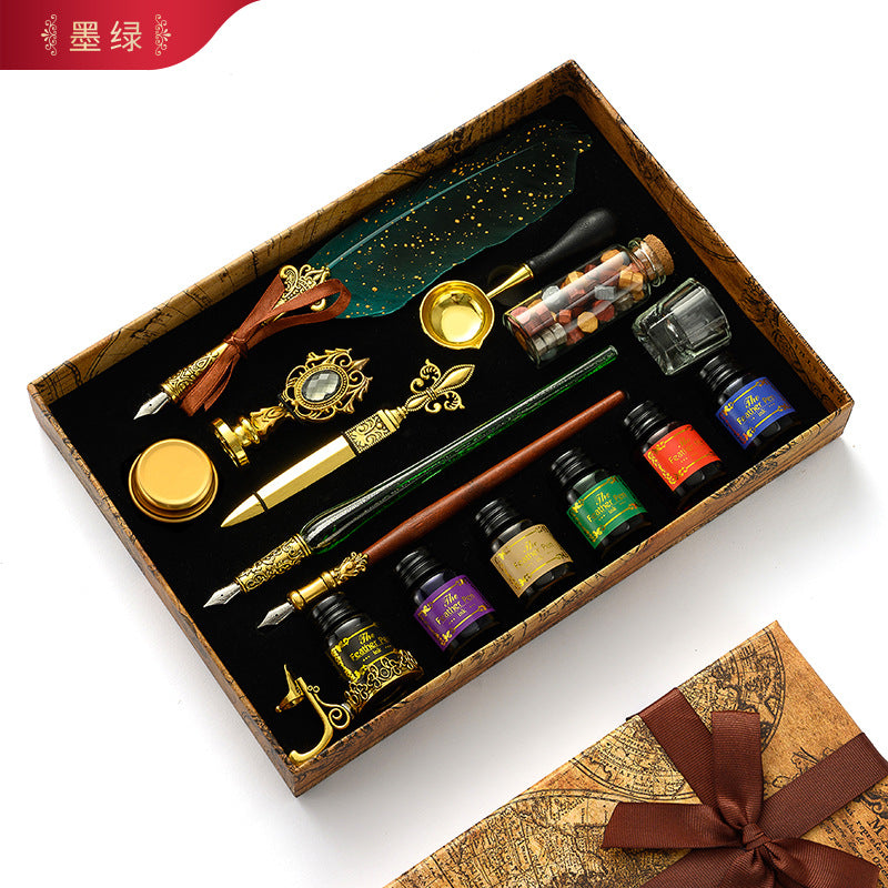 Plaid Fire Paint Seal Head – DIY Novice Retro Constellation Christmas Seal Accessory - ViktaShop