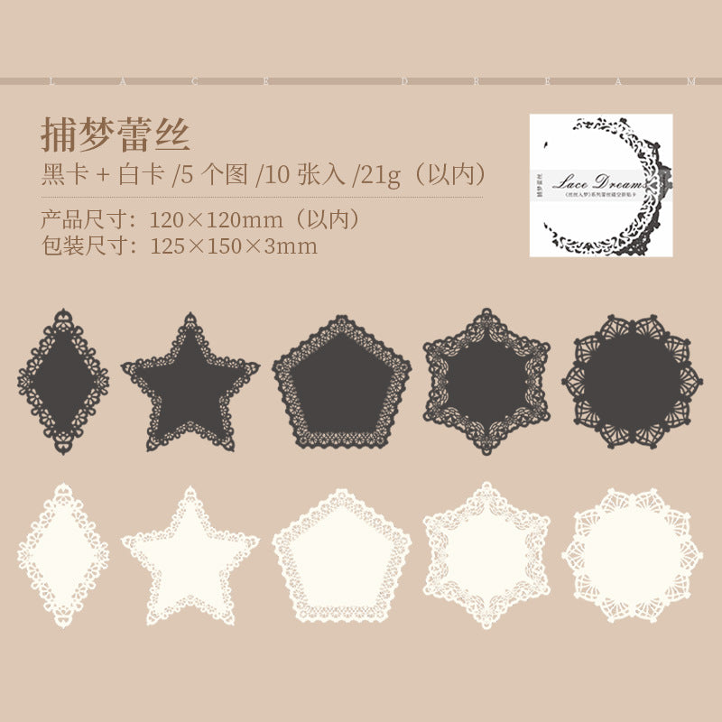 Collage Cards - Sisi Dream Series, 10 Pcs - ViktaShop