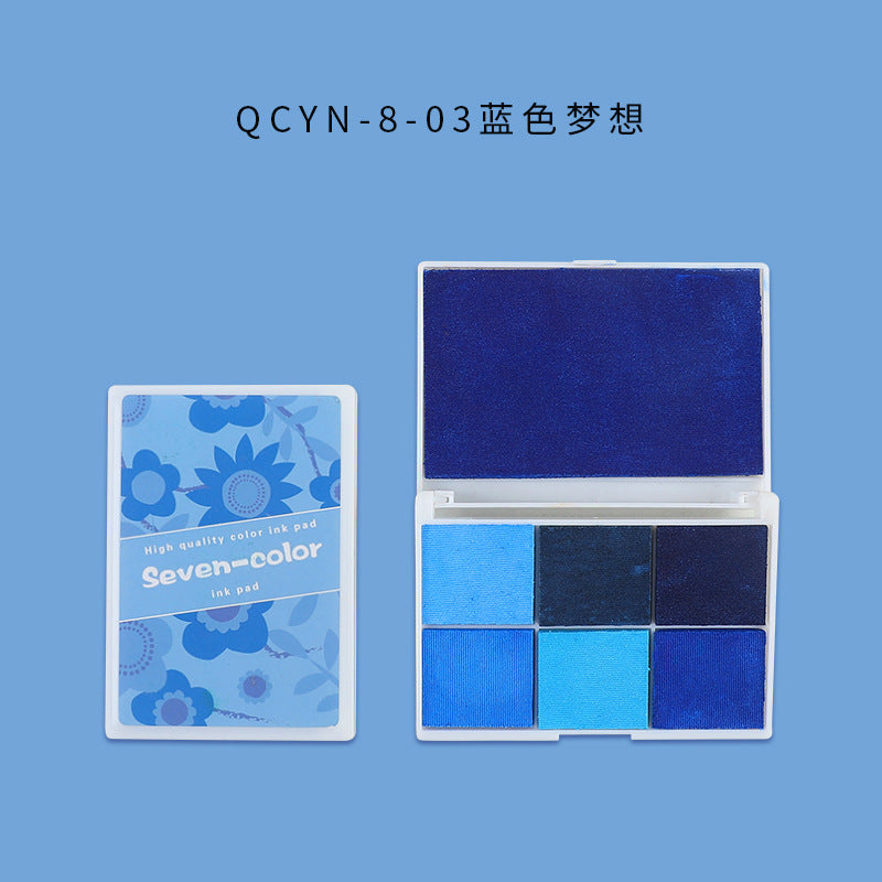 Boxed Water-Based Inkpad Set - Colorful for Kids’ Crafts - ViktaShop