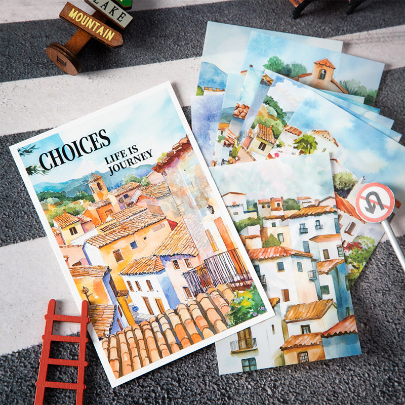 Travel Around the World Series Washi Sticker, 6 Pcs - ViktaShop