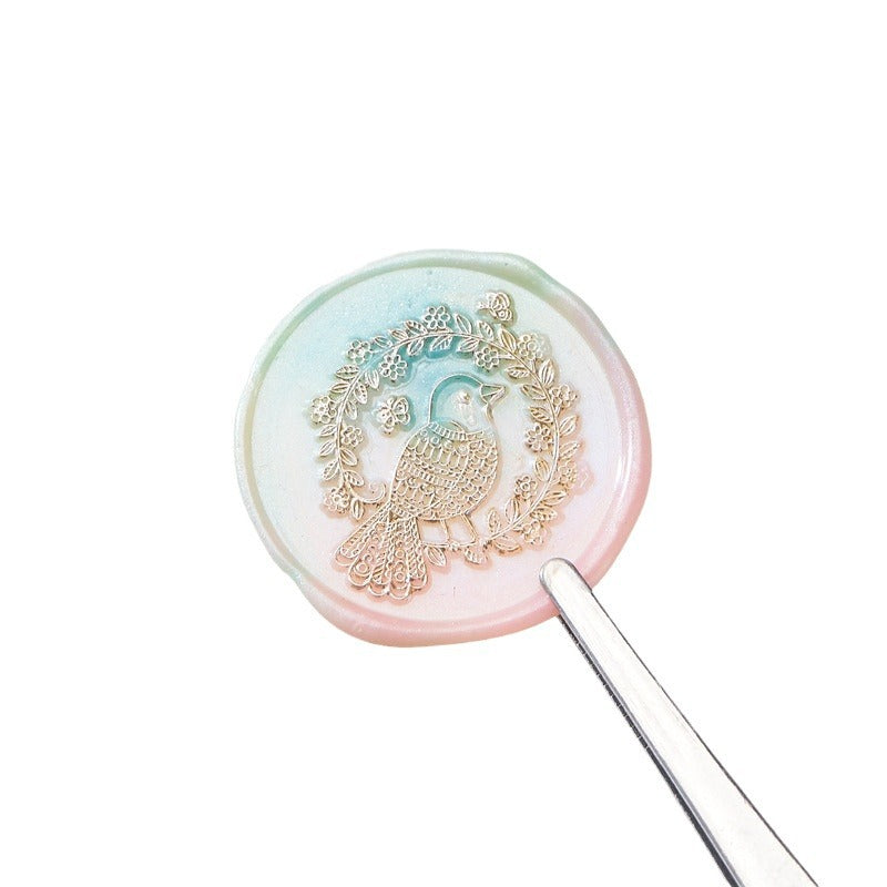 Flower & Bird Series Wax Seal Stamp – Copper Head Design - ViktaShop