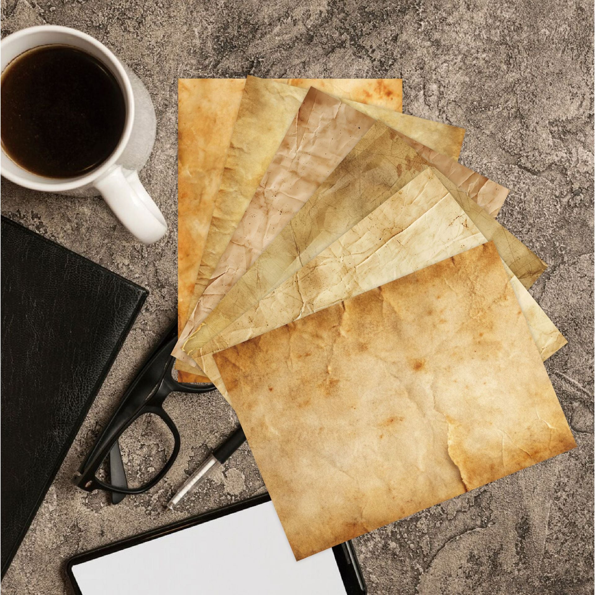Retro A4 Letter Paper Double-Sided - 3 Options - ViktaShop