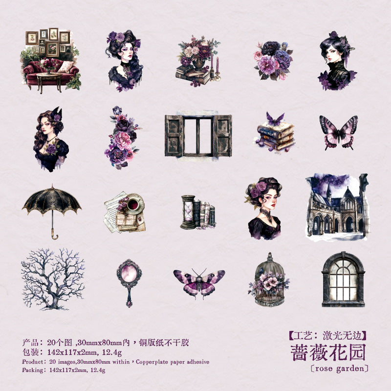 Sticker Pack - Twilight Manor Series, 6 Options - ViktaShop