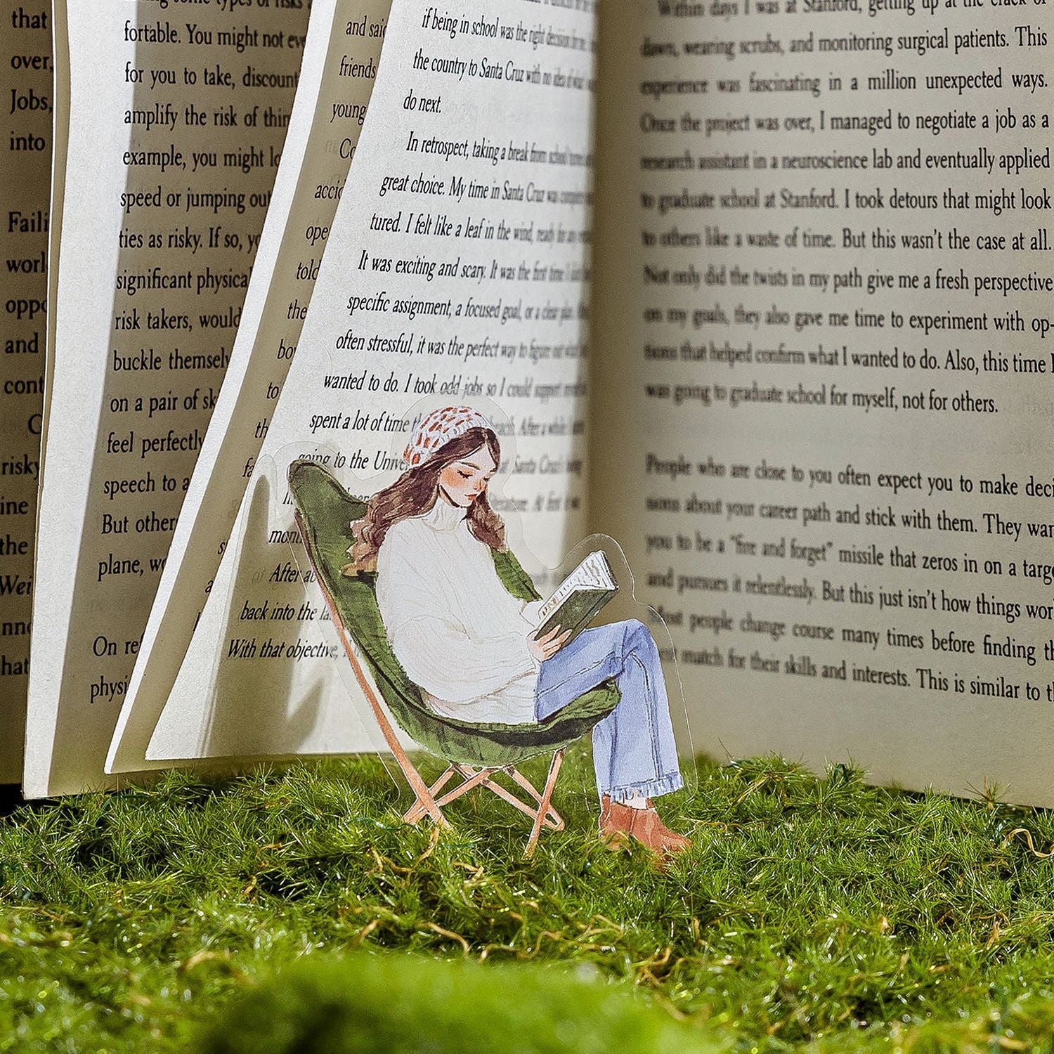 Elegant reading series PET stickers - ViktaShop