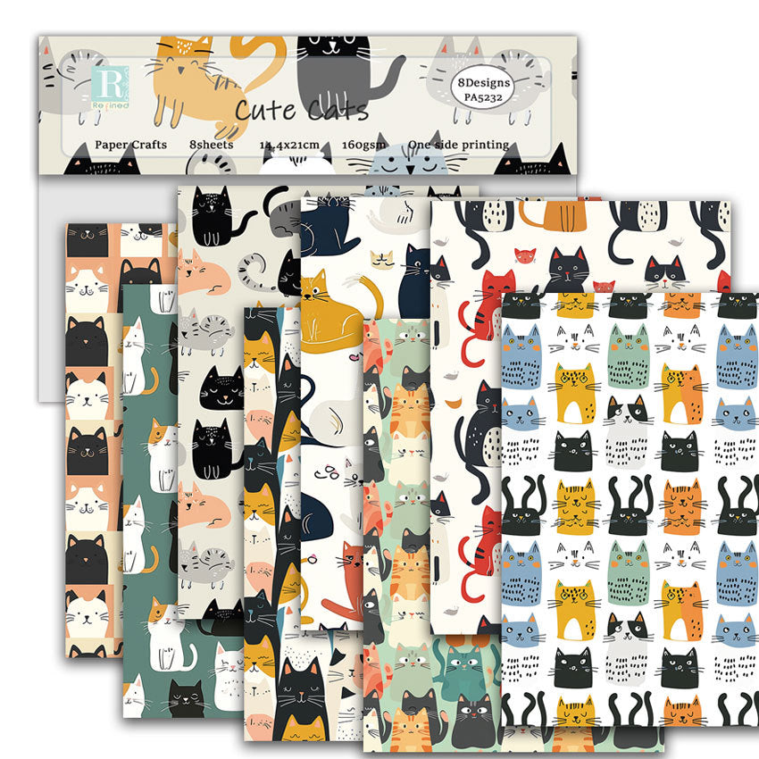 Pattern Paper – DIY Photo Album & Junk Journal Card Background - ViktaShop