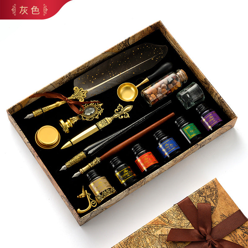 Plaid Fire Paint Seal Head – DIY Novice Retro Constellation Christmas Seal Accessory - ViktaShop