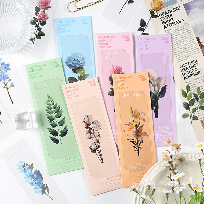 Cross-Border Bookmark - Rainfall Redwood Forest Series - ViktaShop