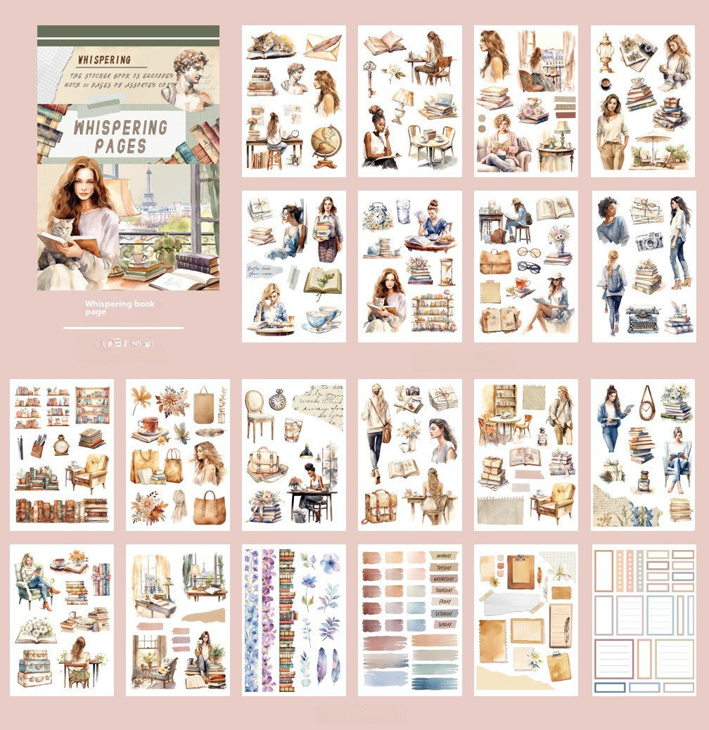 Alice Character PET Sticker Pack – Hand Account Decoration - ViktaShop
