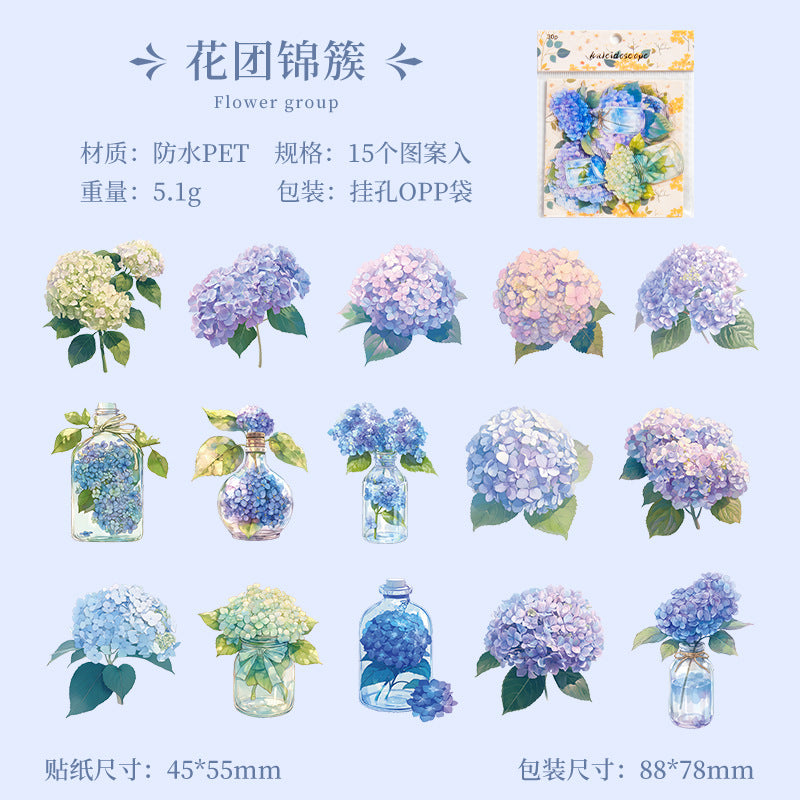 PET Sticker Pack, Kaleidoscope Series, 6 Options - ViktaShop