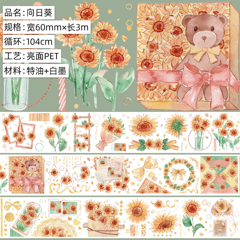 PET Special Oil Hand Lace Tape - Flower Material - 2m - ViktaShop