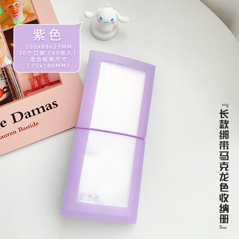 Macaron Series Korean Goo Card Stickers - Hand Account, 60 Pcs - ViktaShop