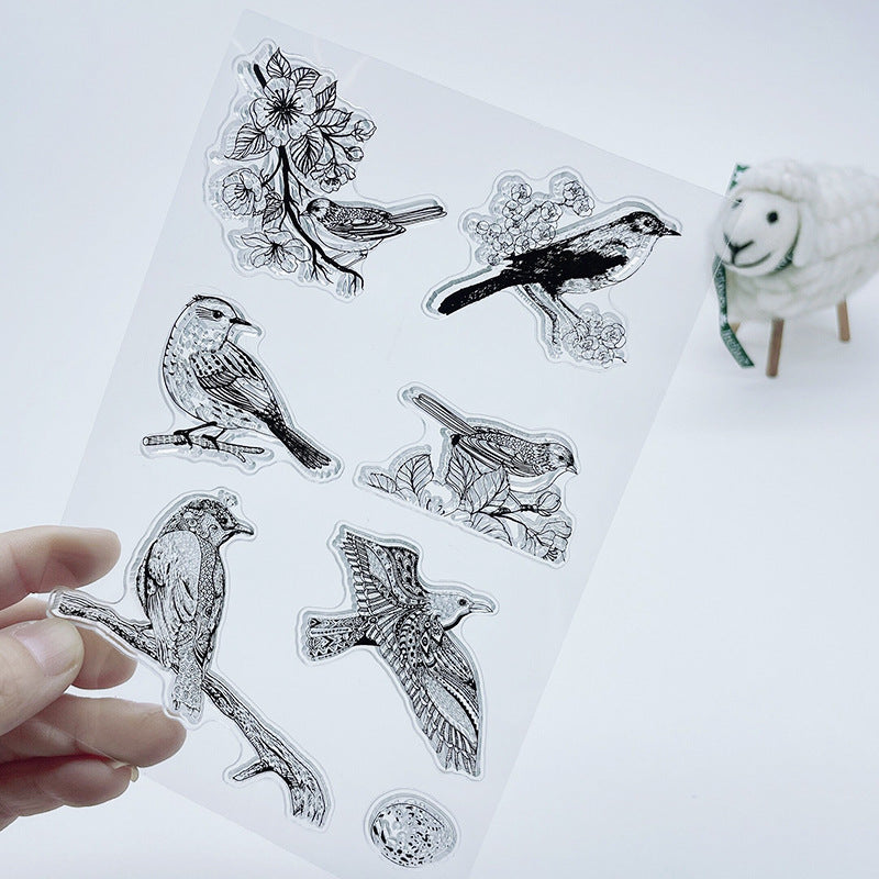 Transparent Silicone Creative Stamp – PVC DIY Seal for Journals & Crafts - ViktaShop