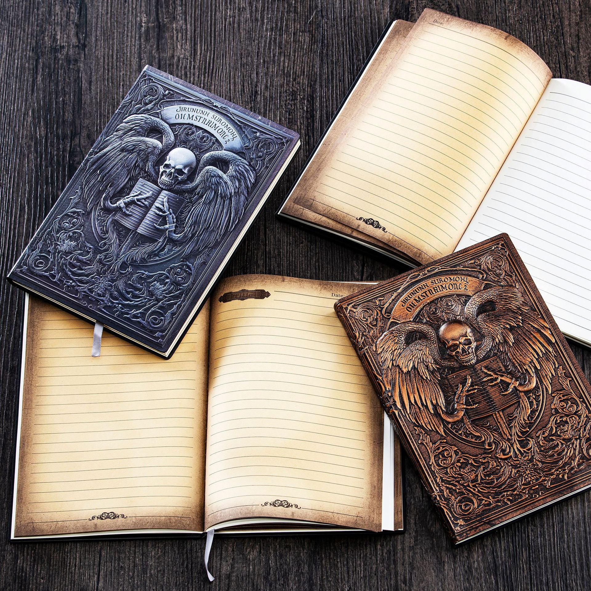 Dark Aesthetic Writing Journal, 4 Options - ViktaShop