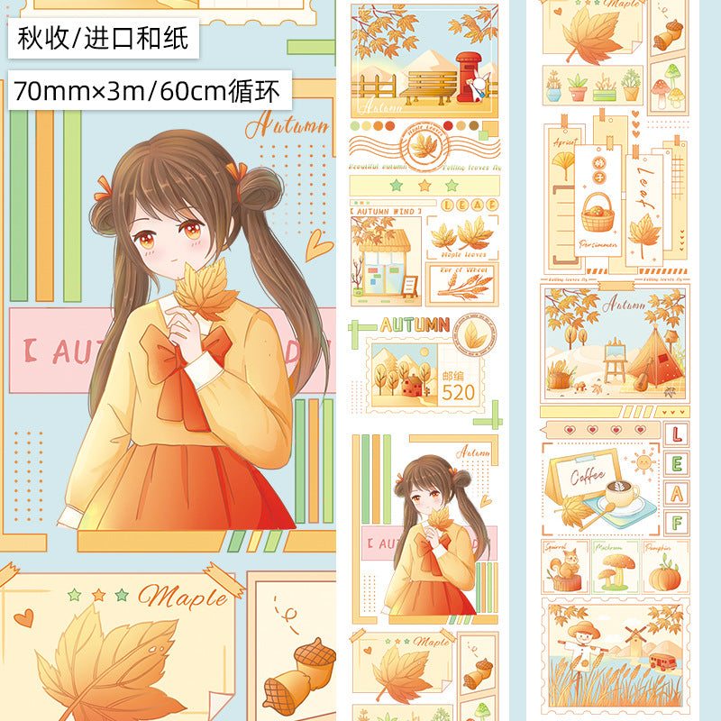 Landscaping Character Sticker - Special Oil & Paper Tape DIY - 2m - ViktaShop