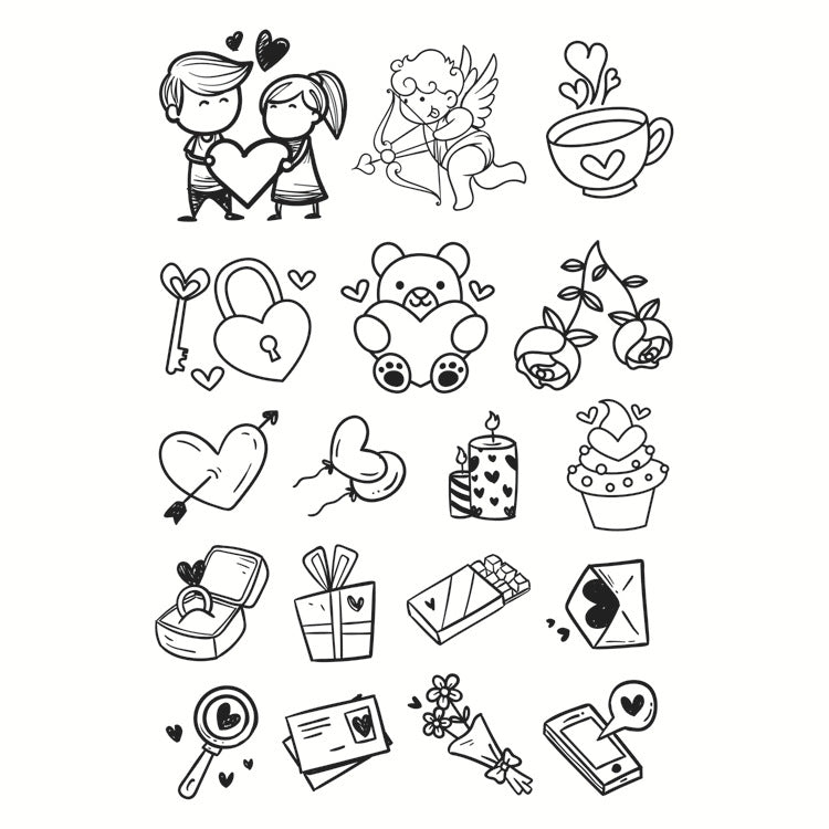 Transparent Silicone Creative Stamp – PVC DIY Seal for Journals & Crafts - ViktaShop