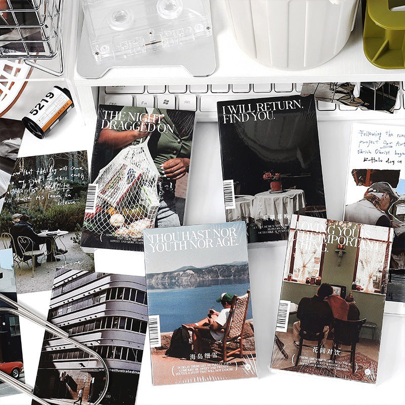 Romantic Literature & Art Stickers – England INS Style, 100 Sheets - ViktaShop