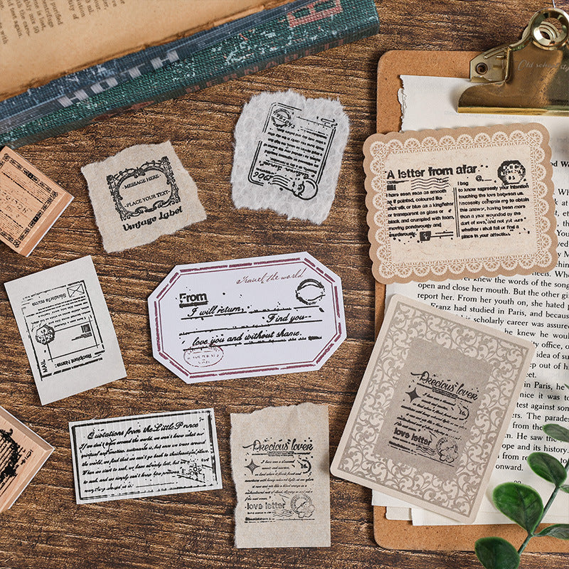 Lotus Wooden Stamp – Hand Account Seal, 2 Options - ViktaShop