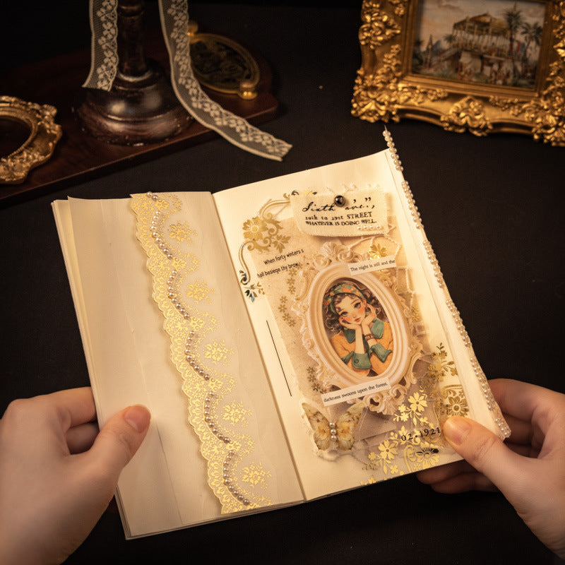 Lace PET Tape – Gold-Stamped Flashing Series, 2m - ViktaShop