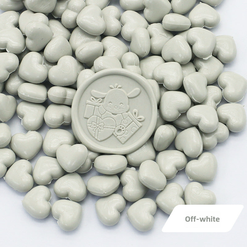 Colorful Heart-Shaped Fire Paint Wax Grain - ViktaShop