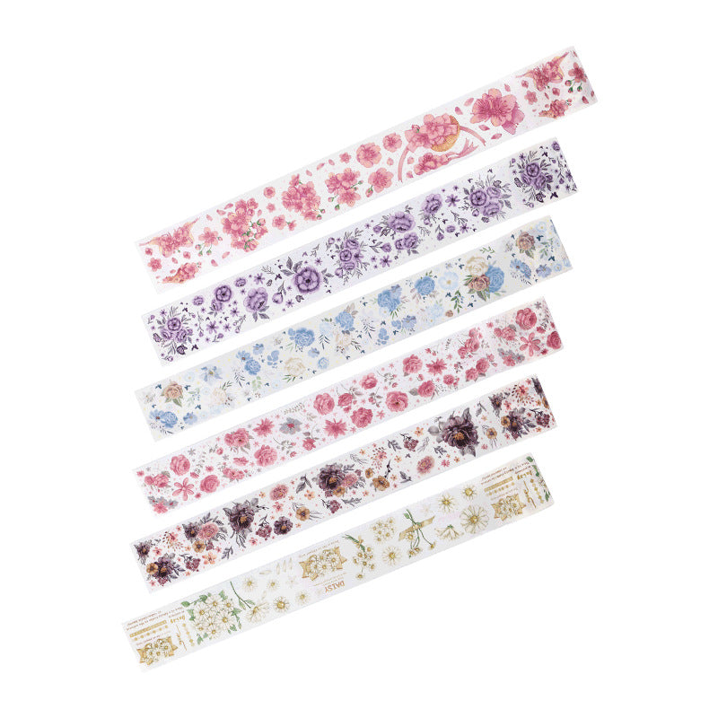 Notebook Tape – Lace Landscape Stickers, DIY Decoration, 2m - ViktaShop