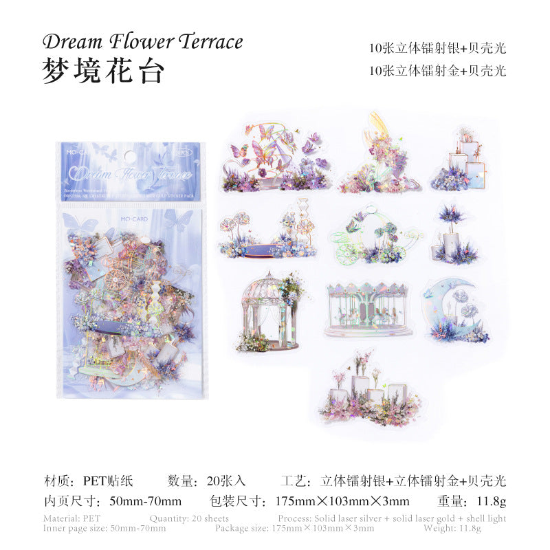 Ice Crystal PET Sticker Bag Unbounded Fairyland Series - ViktaShop