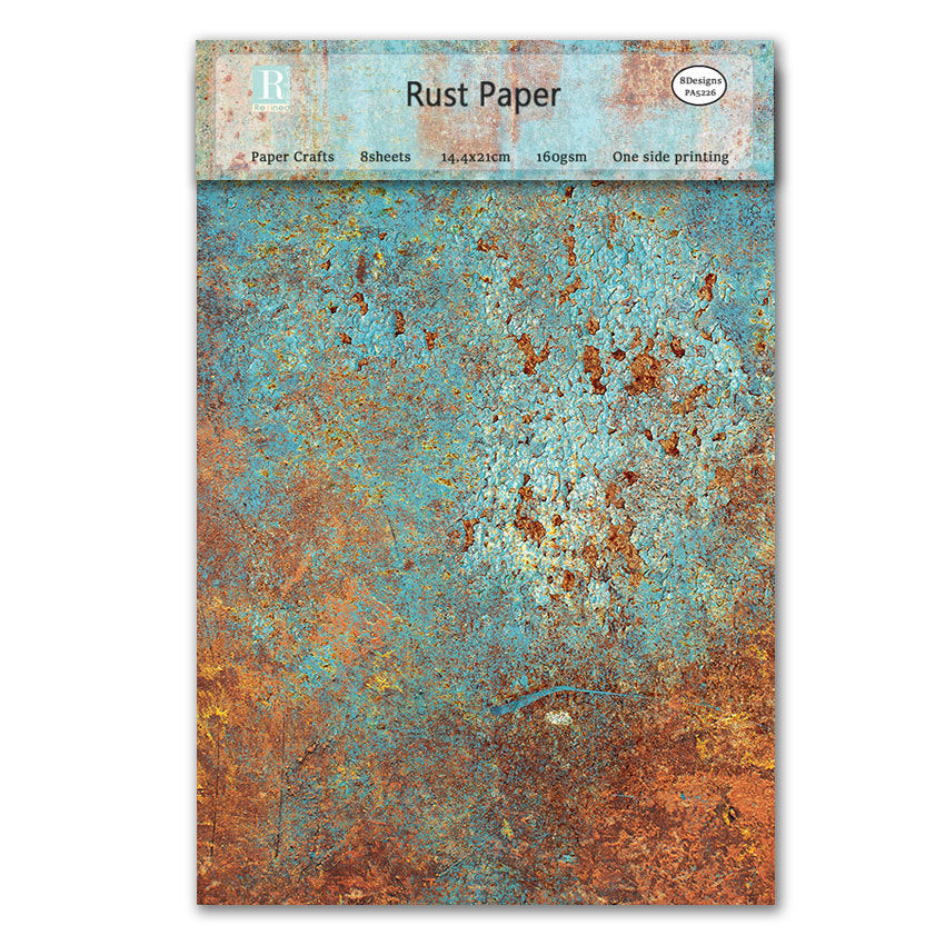 Rust Paper Single-Sided Pattern Paper for DIY Album & Scrapbook - ViktaShop