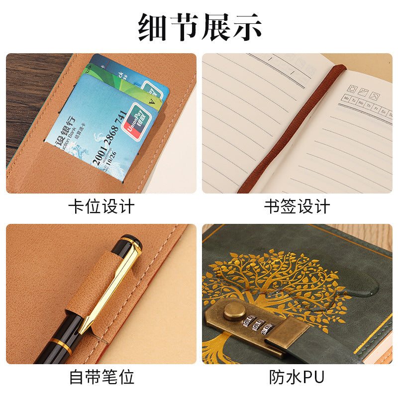 A5 Retro Notebook Gift Set – Business Office Journal - ViktaShop