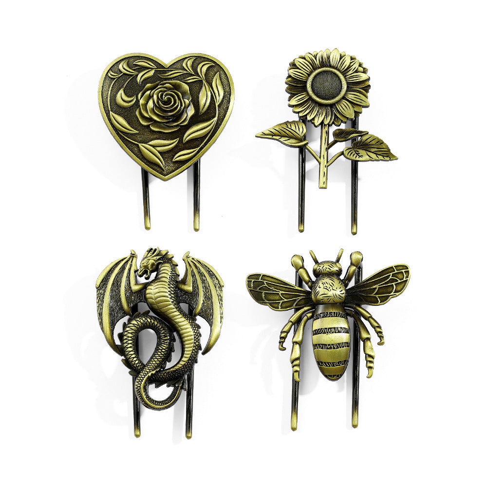 Vintage Metal Bee Bookmark – Antique Bronze Page Clip - ViktaShop