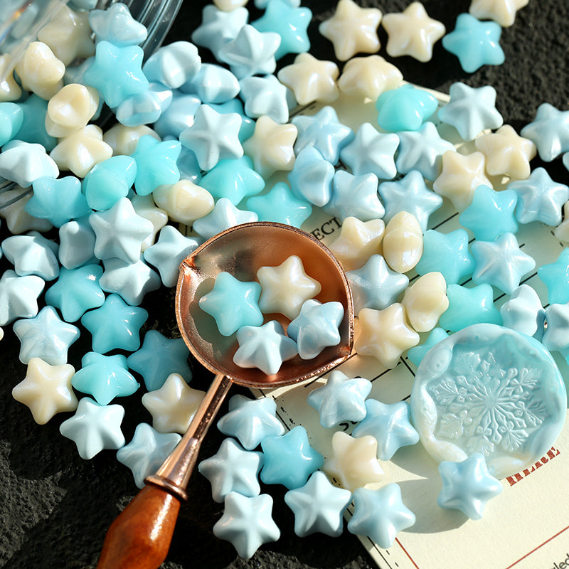 Macaron Color Star Spark Fire Paint Wax Granules Set - ViktaShop