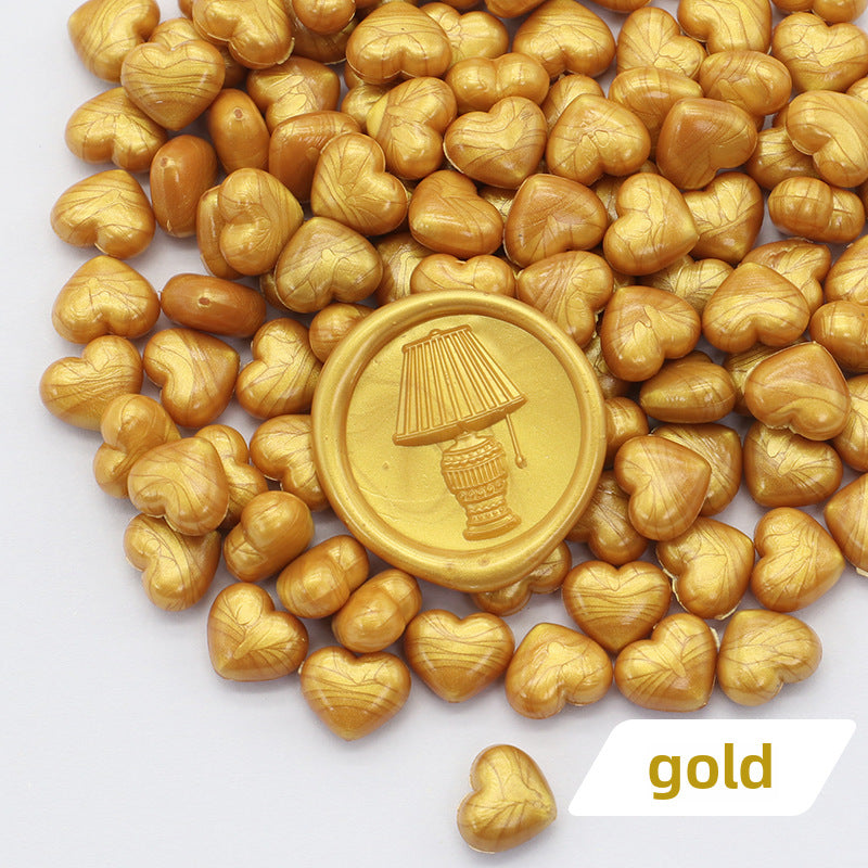 Colorful Heart-Shaped Fire Paint Wax Grain - ViktaShop