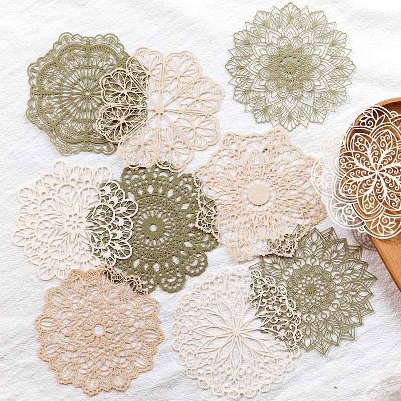 Vintage Material Paper – Retro Scrapbooking and Collage Paper Sheets