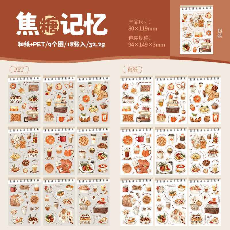 Die-Cut Double Material Sticker Book