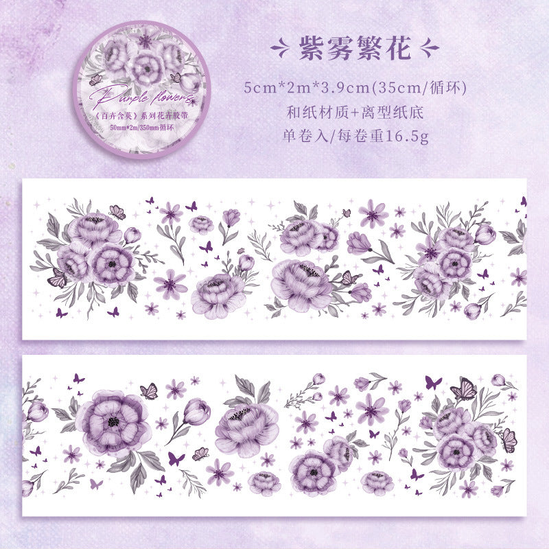 Notebook Tape – Lace Landscape Stickers, DIY Decoration, 2m - ViktaShop