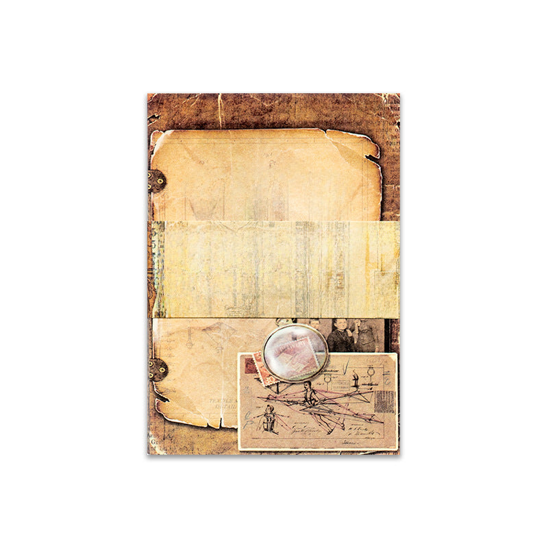 Retro Material Paper – Years Memories Series, 4 Options - ViktaShop