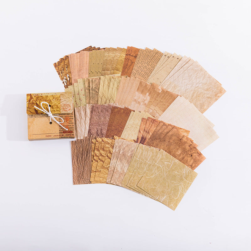 Paper Notes, Retro Hand Account DIY Material, 100 Sheets - ViktaShop