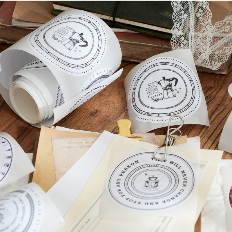 Retro Combination PET Tape for Hand Account Decoration, 2m - ViktaShop