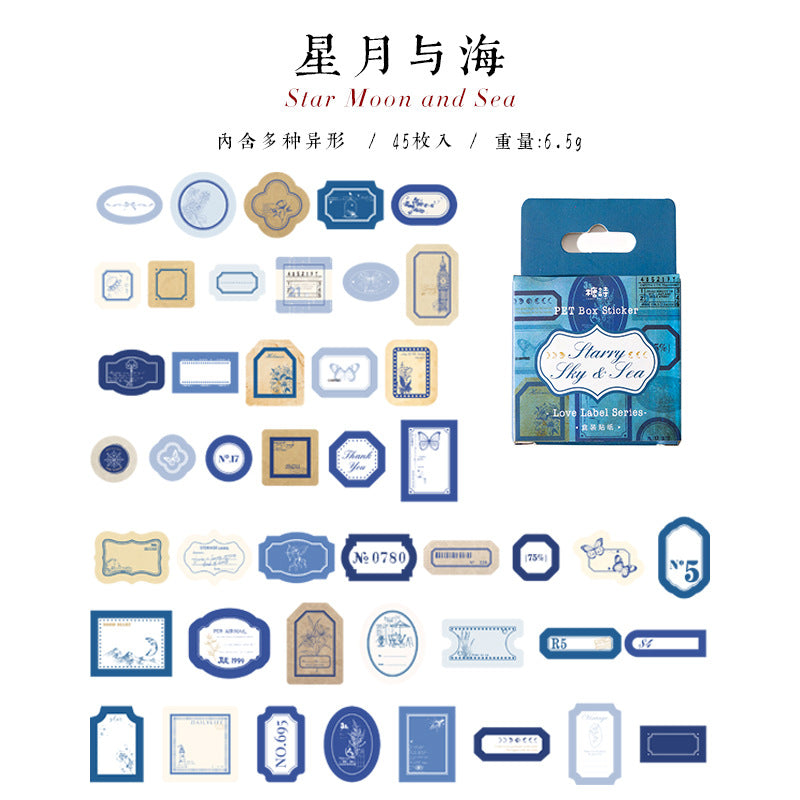 Boxed Sticker - Love Label Series, 4 Options - ViktaShop