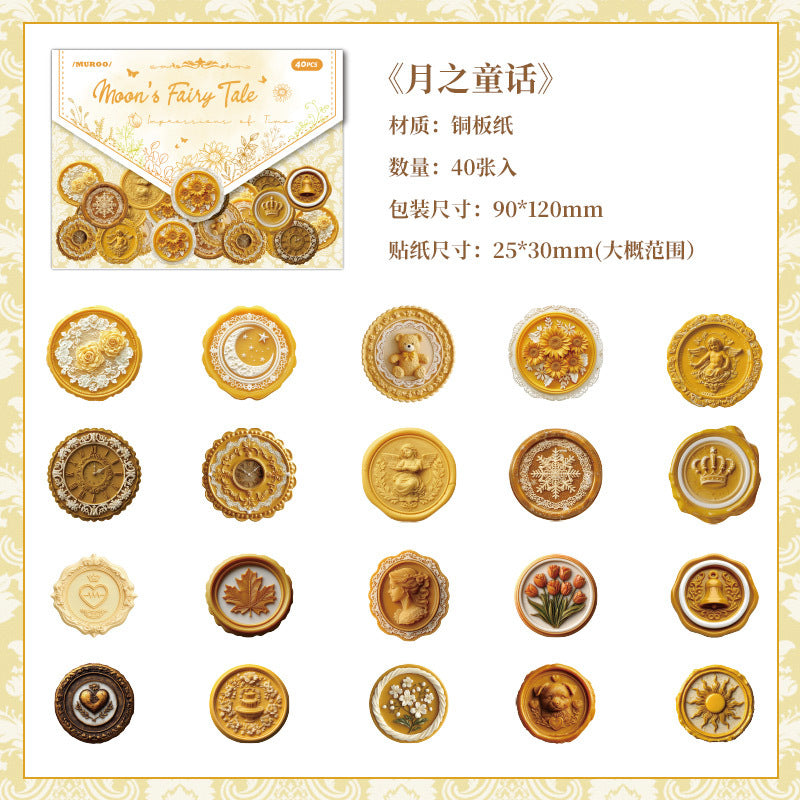 Sticker Pack – Years Mark Series, 3D Fireproof Paint Labels, 4 Options - ViktaShop